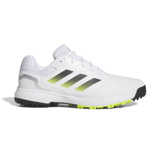 adidas Traxion Response SL Mens Spikeless Golf Shoes 2025 - IH2248 White / Core Black / Lucid Lemon 7