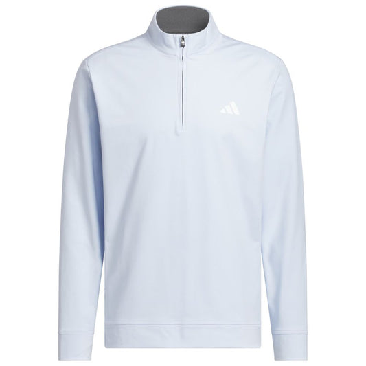 adidas Ultimate365 Classic 1/4 Zip Men's Golf Pullover 2026 - KF0095 Crystal Sky M
