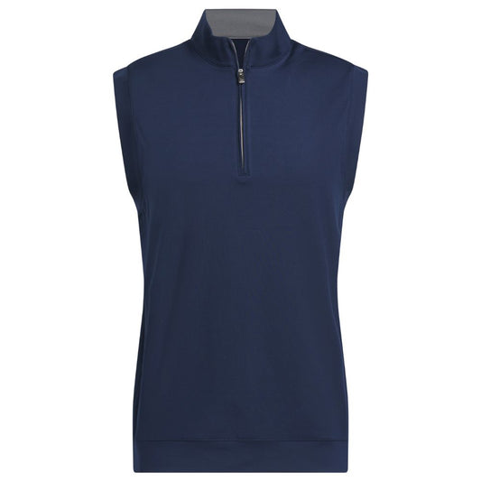 adidas Ultimate 365 Classic 1/4 Zip Golf Vest 2025 - JL5327 Collegiate Navy M