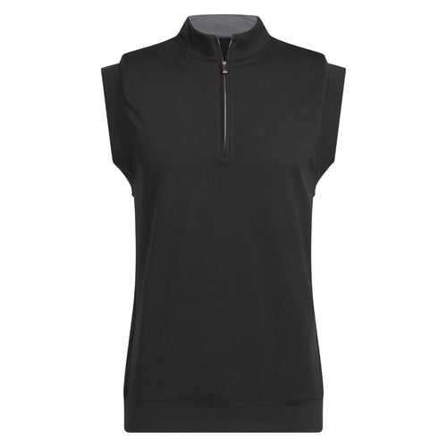 adidas Ultimate 365 Classic 1/4 Zip Golf Vest 2025 - JL5696 Black M
