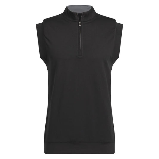 adidas Ultimate 365 Classic 1/4 Zip Golf Vest 2025 - JL5696 Black M