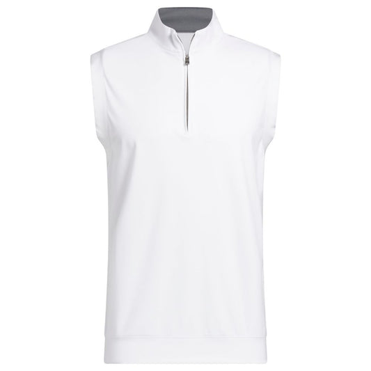 adidas Ultimate365 Classic 1/4 Zip Men's Golf Vest 2026 - JL5326 White M