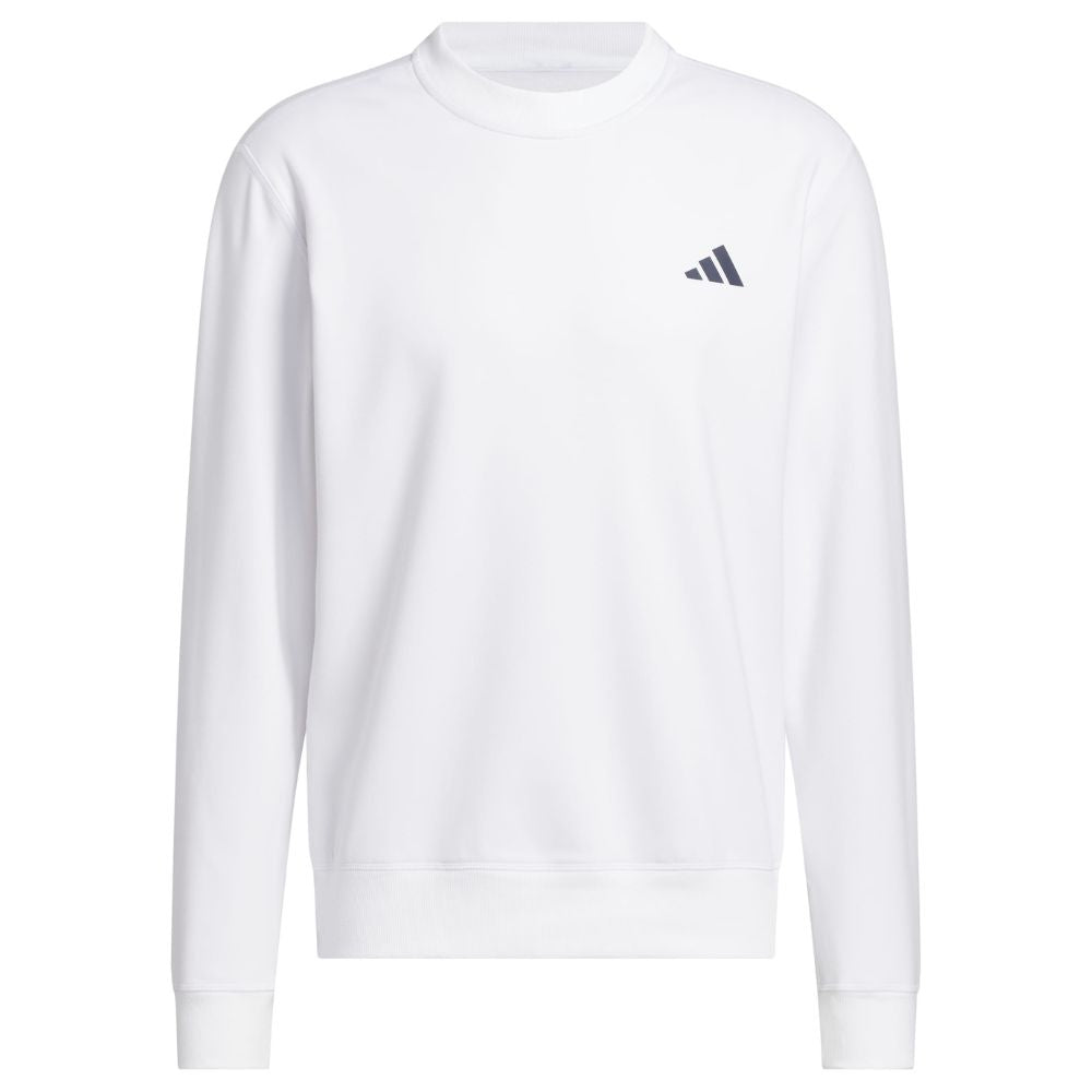 adidas Ultimate365 ClimaWarm Crewneck Men's Golf Pullover 2026 - JY5250 White M