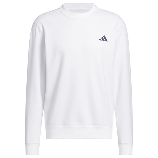 adidas Ultimate365 ClimaWarm Crewneck Men's Golf Pullover 2026 - JY5250 White M