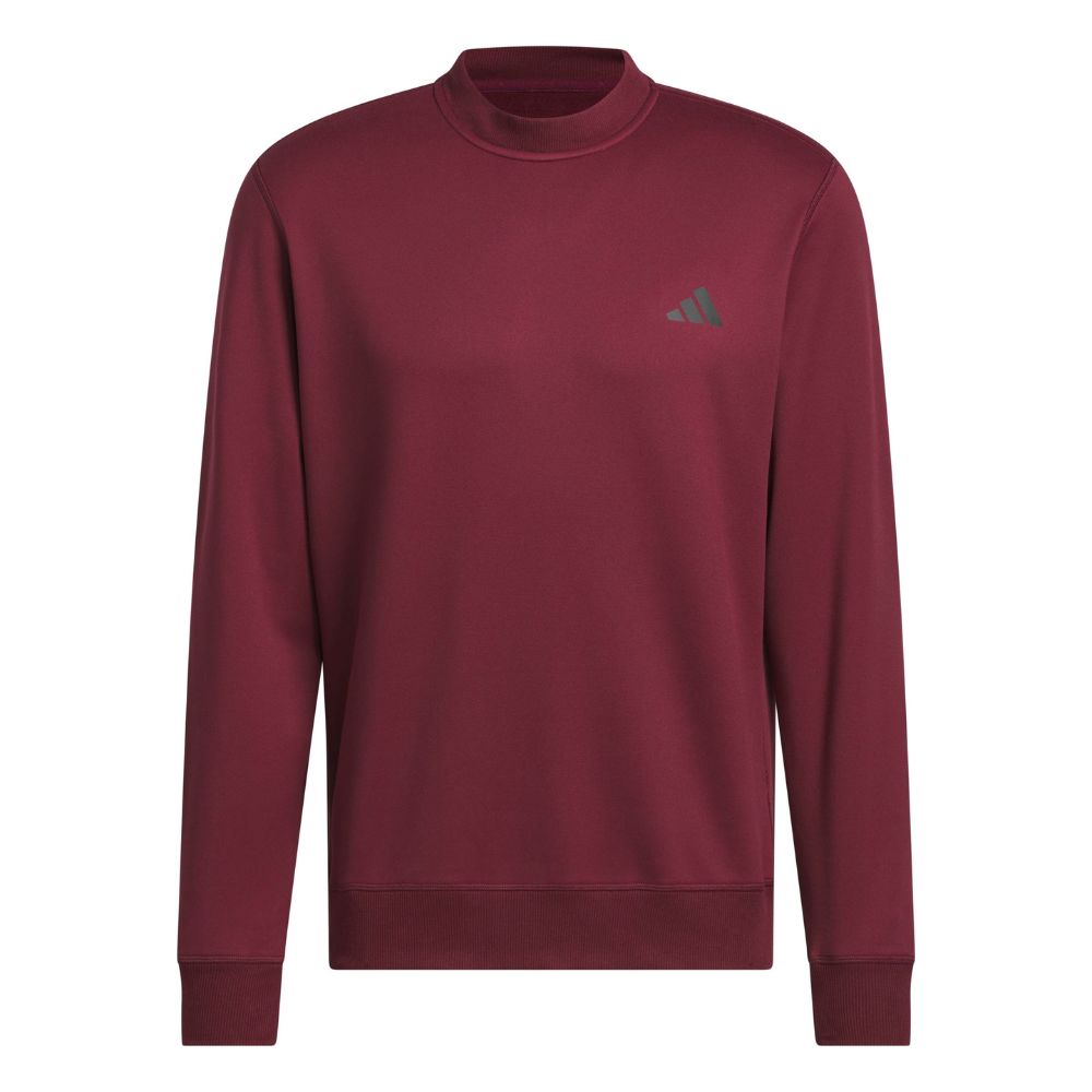 adidas Ultimate365 ClimaWarm Crewneck Men's Golf Pullover 2026 - KV1327 Maroon M