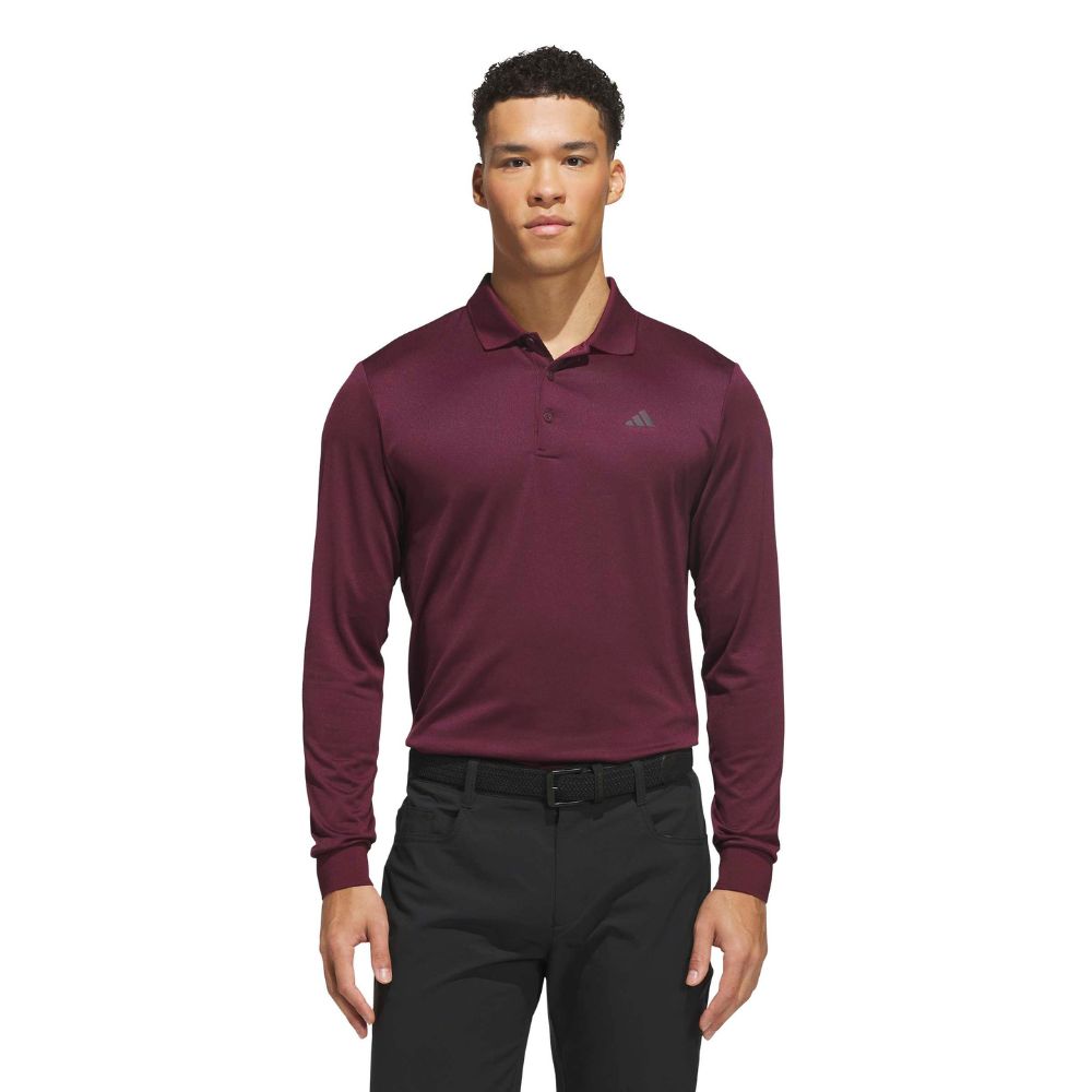 adidas Ultimate365 Cold Ready Long Sleeve Men's Golf Polo Shirt 2026 - HZ6852