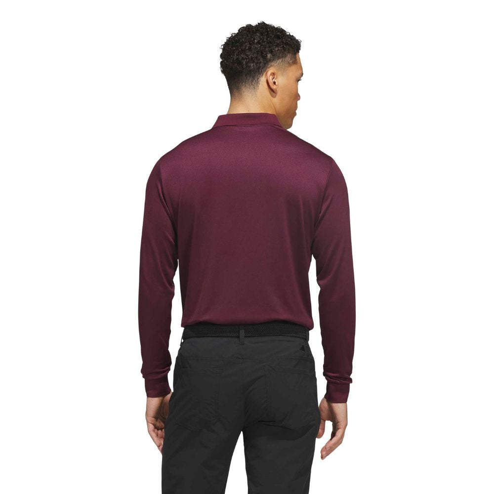 adidas Ultimate365 Cold Ready Long Sleeve Men's Golf Polo Shirt 2026 - HZ6852