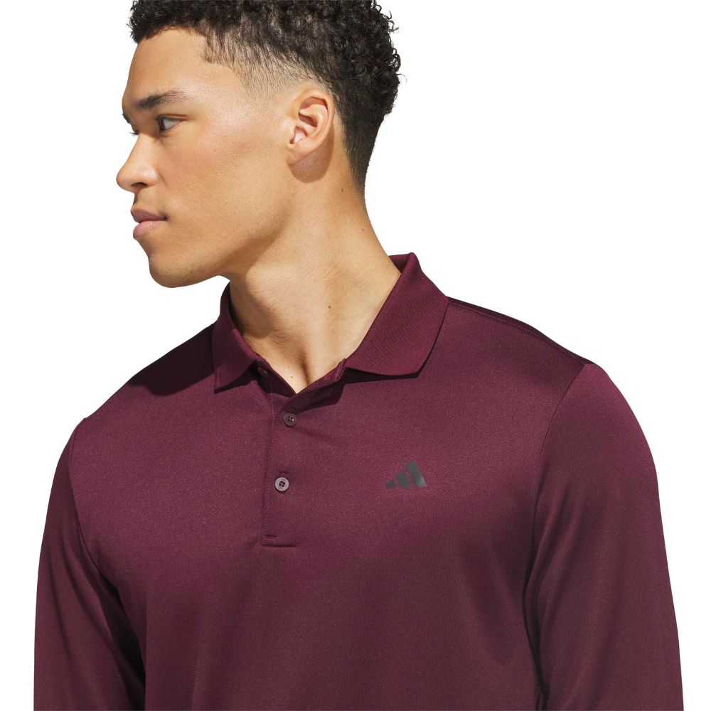 adidas Ultimate365 Cold Ready Long Sleeve Men's Golf Polo Shirt 2026 - HZ6852