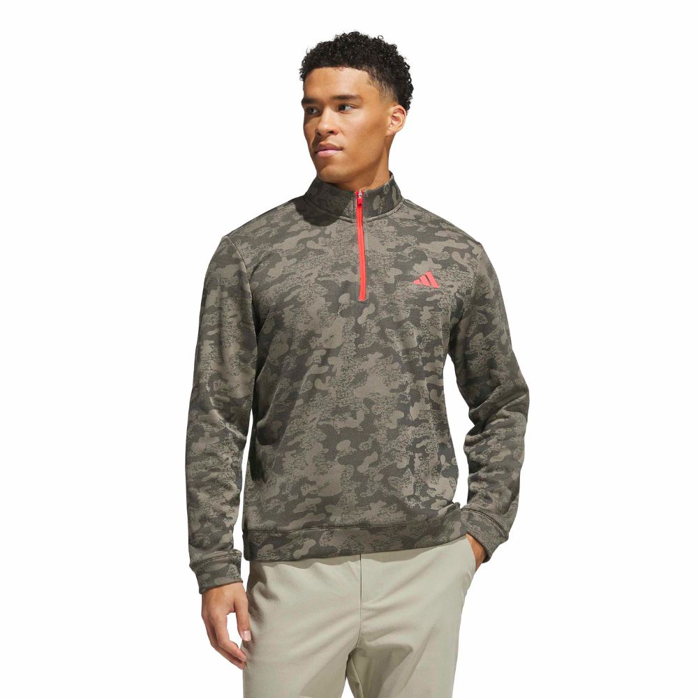 adidas Ultimate365 Men's Durable Water Repellent 1/4 Zip Golf Pullover 2026 - KG7171