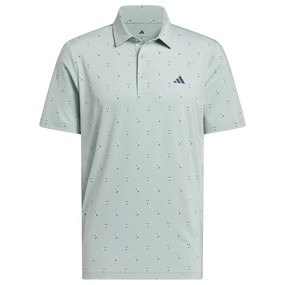 adidas Ultimate365 Essence Print ClimaCool Men's Golf Polo 2026 - KB1374 Wonder Sage M
