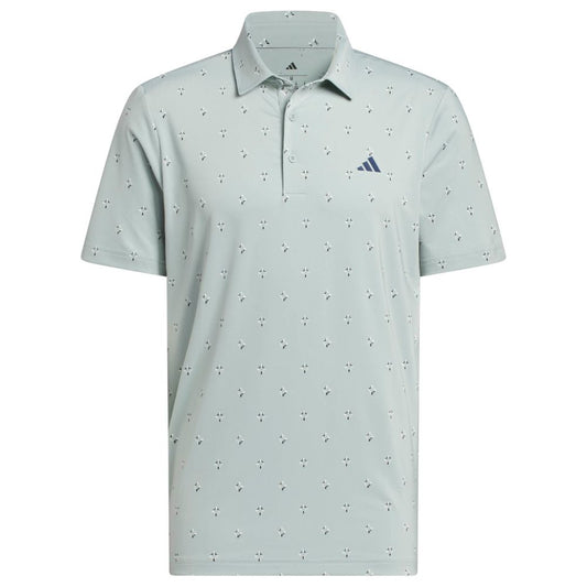 adidas Ultimate365 Essence Print ClimaCool Men's Golf Polo 2026 - KB1374 Wonder Sage M