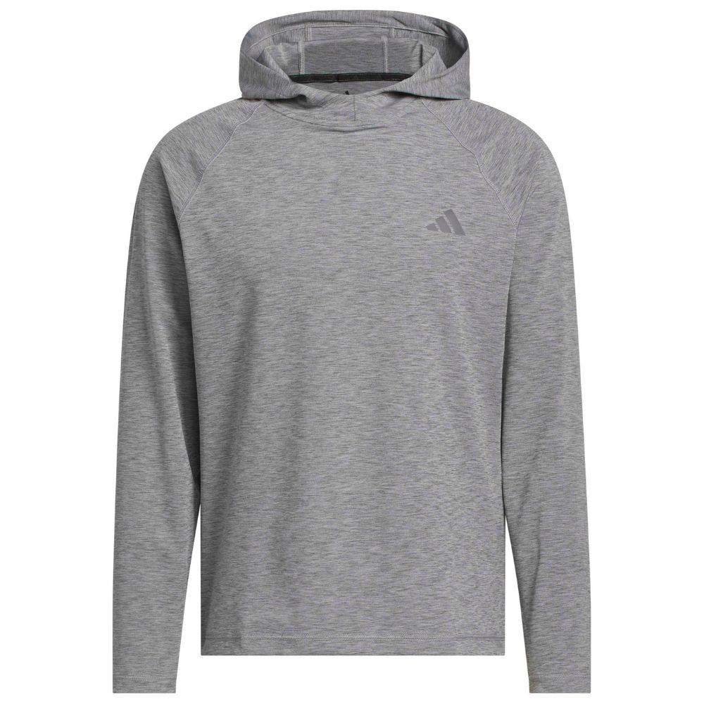 adidas Ultimate365 Heather Men's Golf Hoodie 2026 - KB3870 Black Melange M