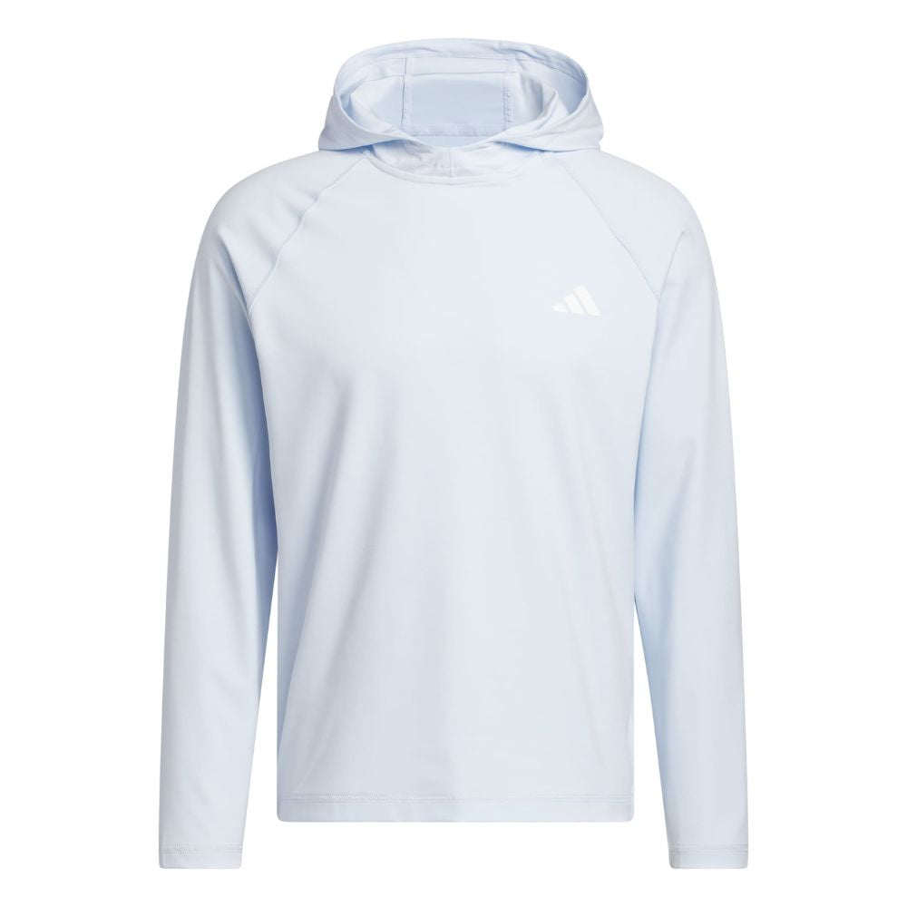 adidas Ultimate365 Heather Men's Golf Hoodie 2026 - KF0100 Crystal Sky Mel M