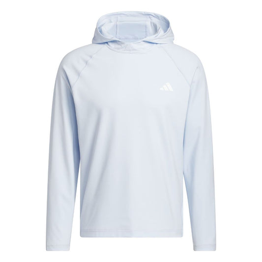 adidas Ultimate365 Heather Men's Golf Hoodie 2026 - KF0100 Crystal Sky Mel M