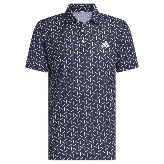 adidas Ultimate365 Mesh Print ClimaCool Men's Golf Polo 2026 - KE7707 Collegiate Navy M