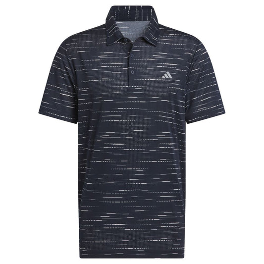 adidas Ultimate 365 Mesh Print Golf Polo Shirt 2025 - KA7909 Collegiate Navy M