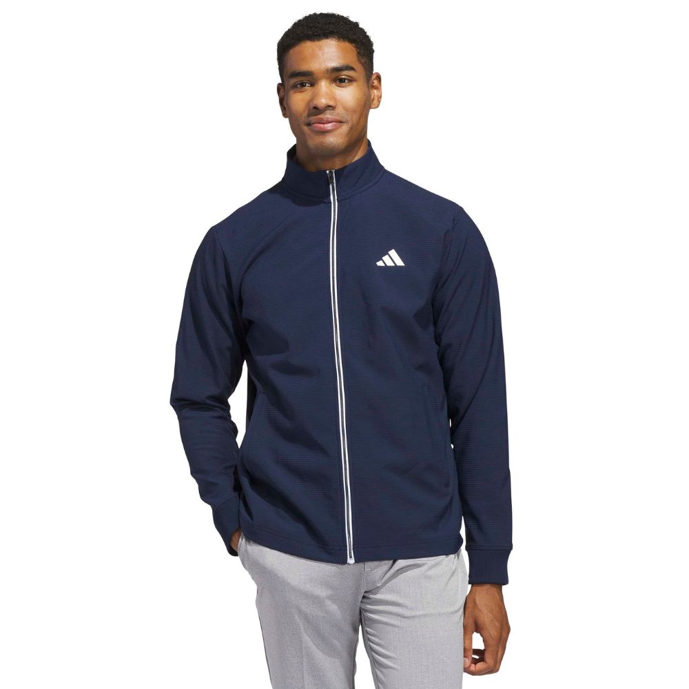 adidas Ultimate365 Textured Woven Full Zip Men's Golf Jacket 2026 - JY5237