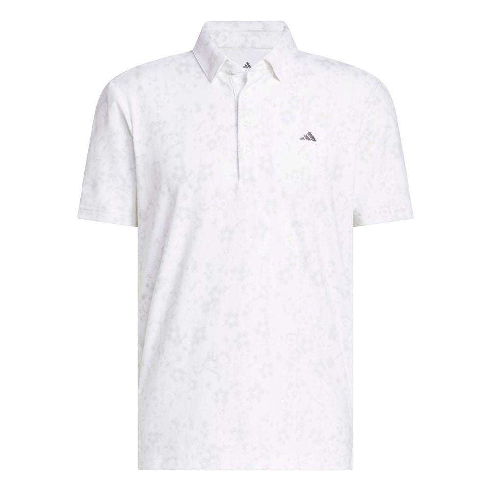 adidas Ultimate365+ Climacool Butterspun Mighty Blossom Print Men's Golf Polo 2026 - KU1174 White M