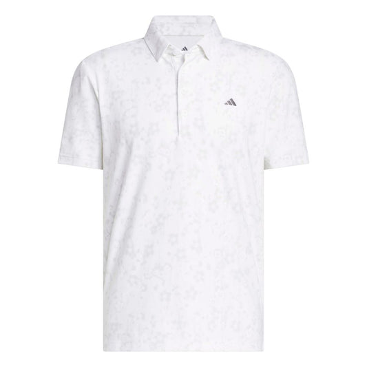 adidas Ultimate365+ Climacool Butterspun Mighty Blossom Print Men's Golf Polo 2026 - KU1174 White M