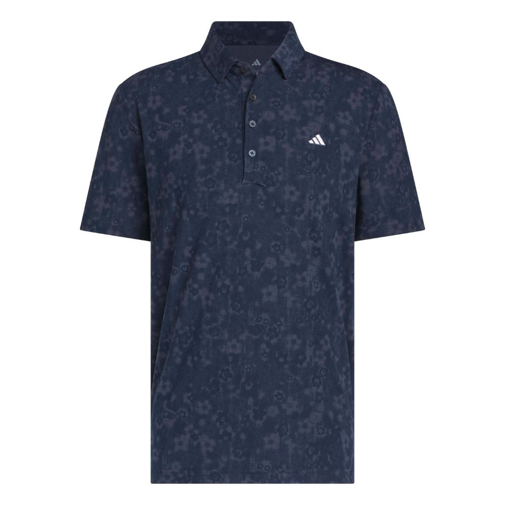 adidas Ultimate365+ Climacool Butterspun Mighty Blossom Print Men's Golf Polo 2026 - KU1175 Collegiate Navy M