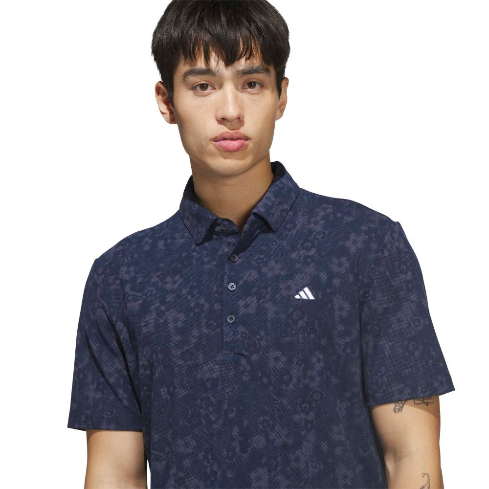 adidas Ultimate365+ Climacool Butterspun Mighty Blossom Print Men's Golf Polo 2026 - KU1175