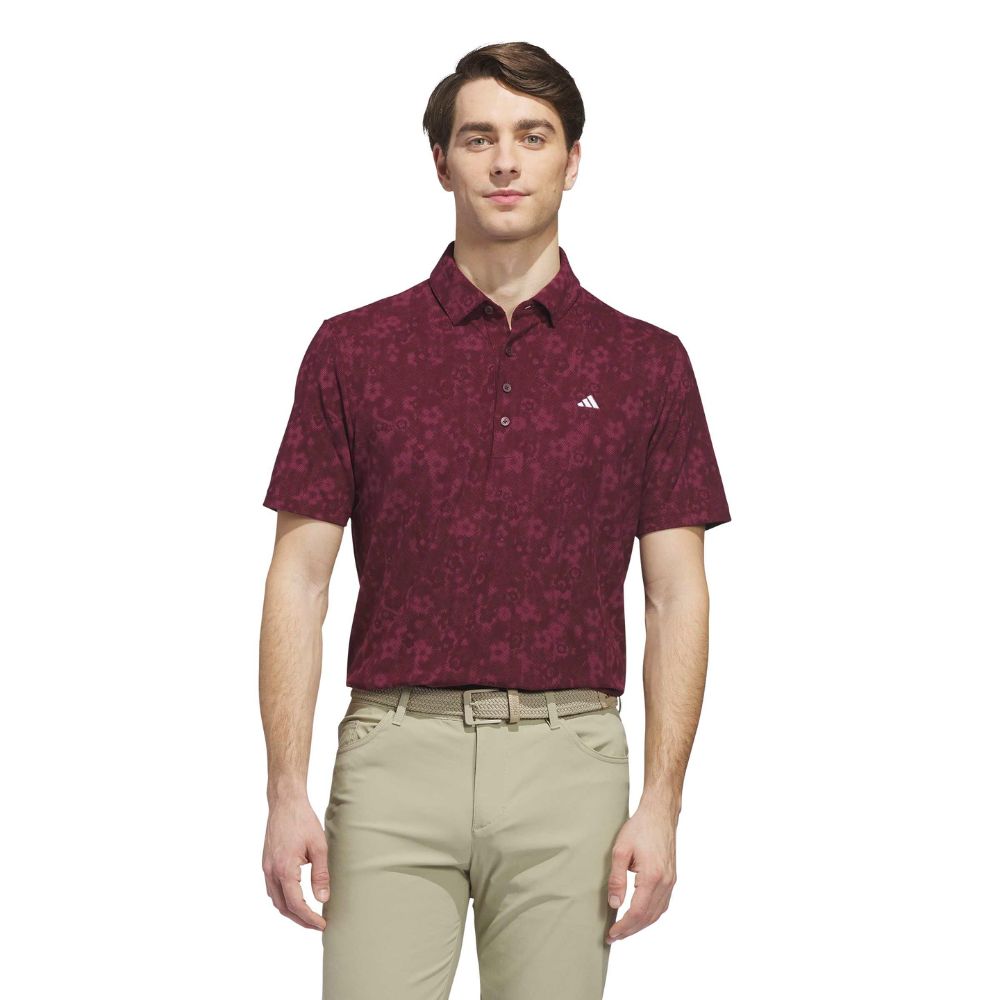 adidas Ultimate365+ Climacool Butterspun Mighty Blossom Print Men's Golf Polo 2026 - KU1176