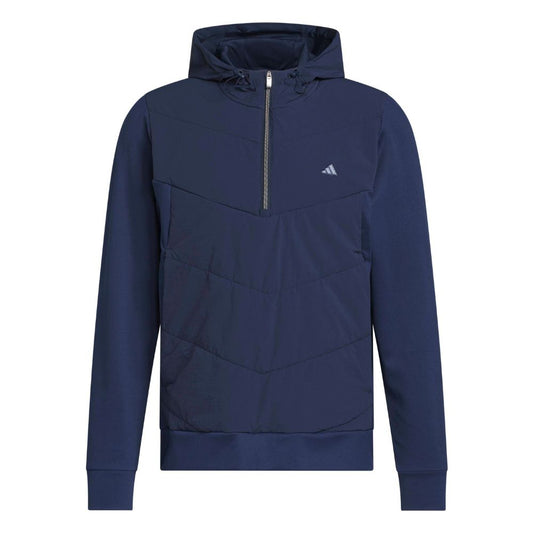 adidas Ultimate365+ Men's Course Control Quilted Golf Anorak 2026 - KW1715 Collegiate Navy M