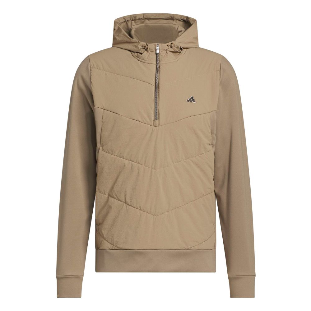 adidas Ultimate365+ Men's Course Control Quilted Golf Anorak 2026 - KW1716 Khaki Six M