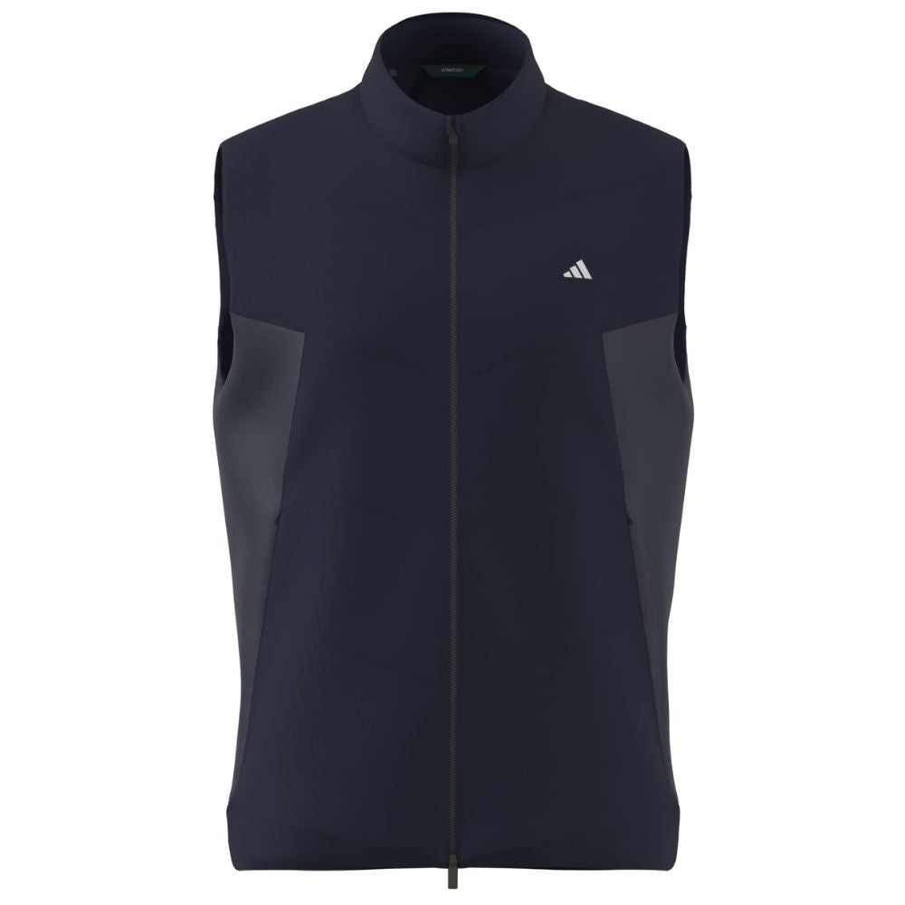 adidas Ultimate365+ Men's Course Control Quilted Golf Vest 2026 - KW1712 Collegiate Navy M