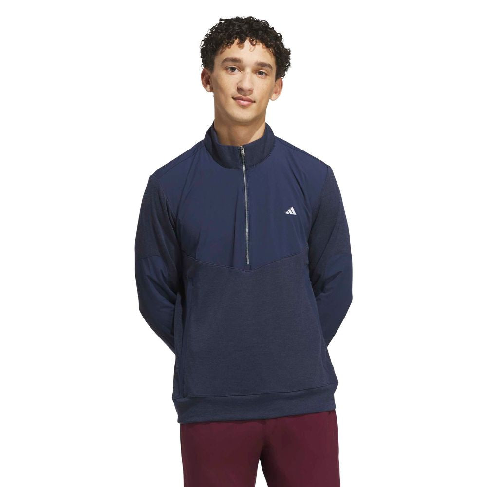 adidas Ultimate365+ Men's Course Control Hybrid 1/4 Zip Golf Pullover 2026 - KG7198