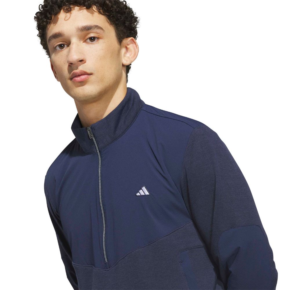 adidas Ultimate365+ Men's Course Control Hybrid 1/4 Zip Golf Pullover 2026 - KG7198