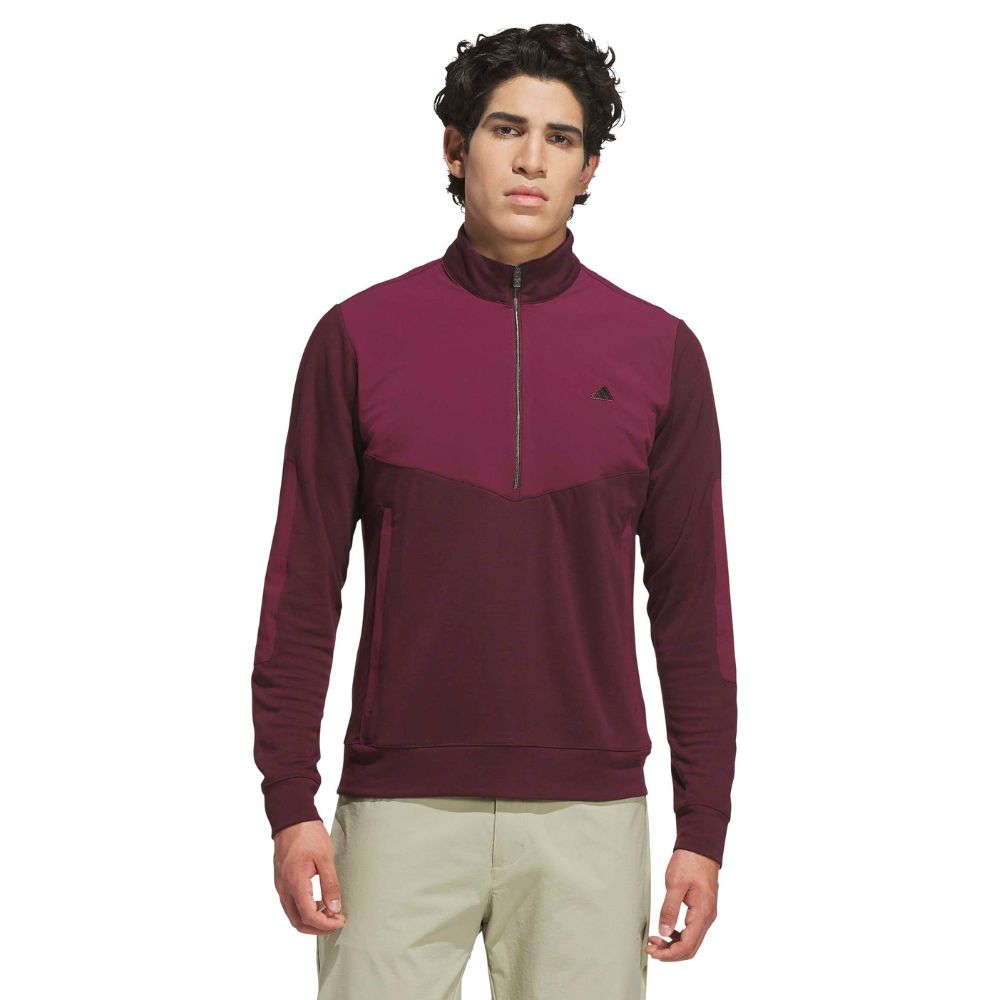 adidas Ultimate365+ Men's Course Control Hybrid 1/4 Zip Golf Pullover 2026 - KW1741