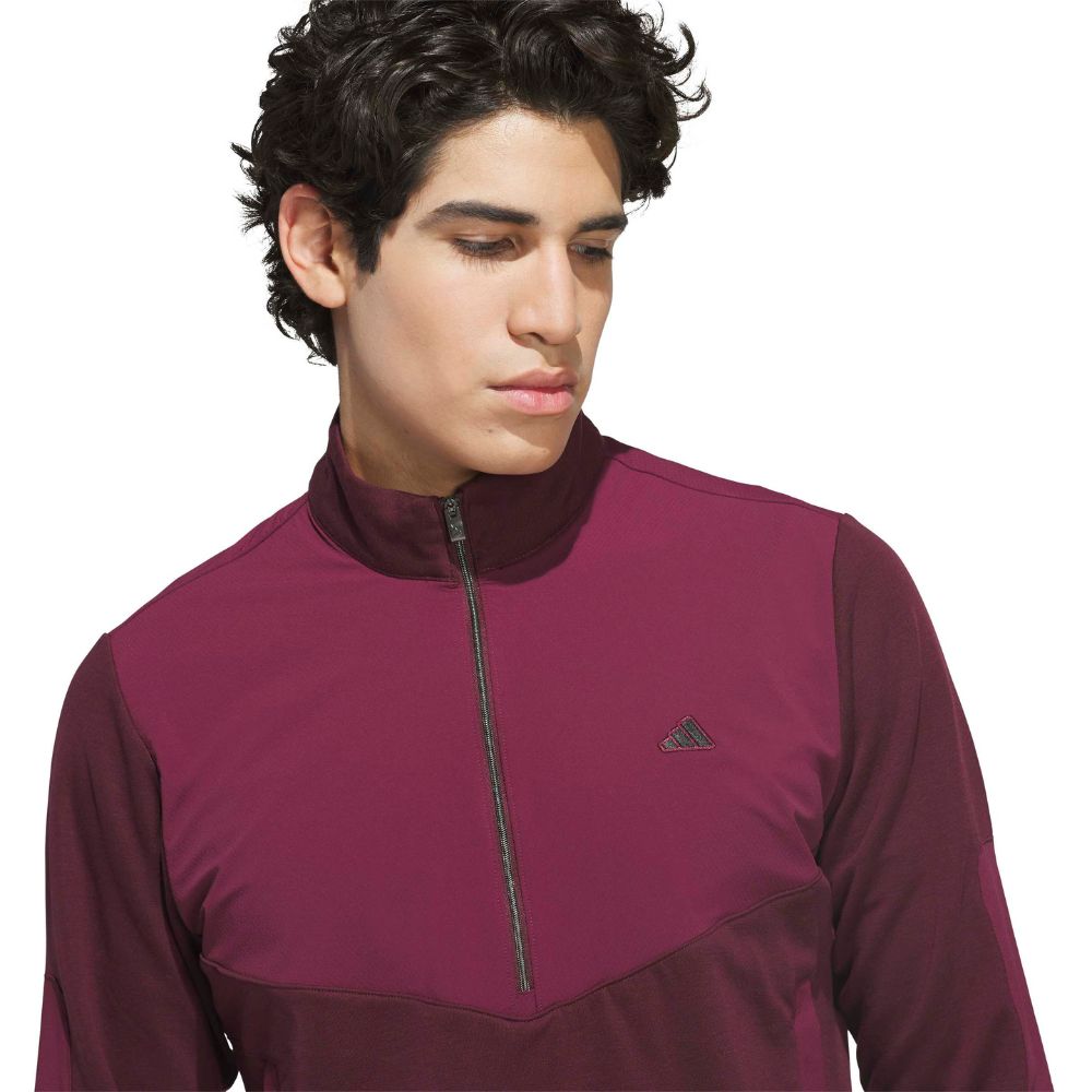 adidas Ultimate365+ Men's Course Control Hybrid 1/4 Zip Golf Pullover 2026 - KW1741