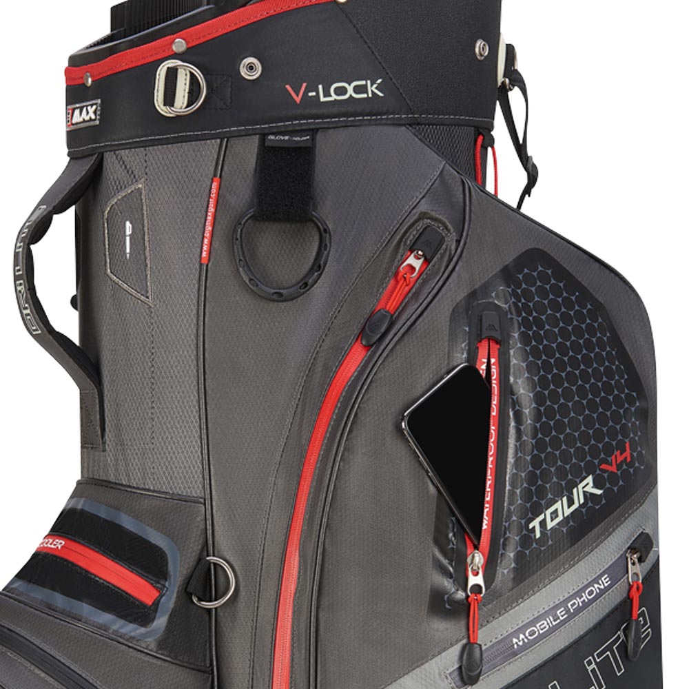 Big Max Dri Lite V-4 Organizer Cartbag  Cartbags Golfbags Golfbags &  Trolleys