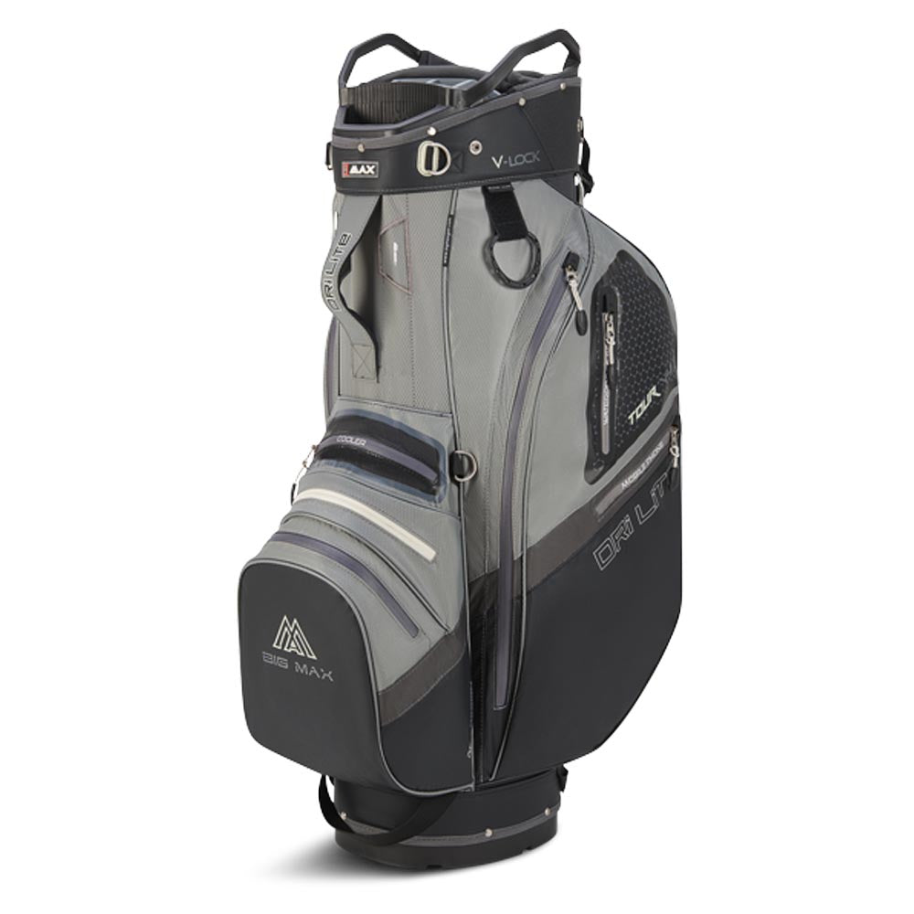 Big Max Dri Lite V4 Organiser Golf Cart Bag Grey / Black  