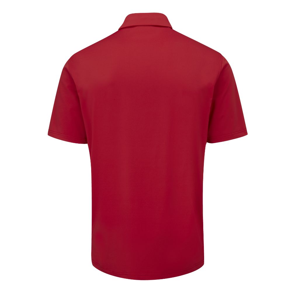 Oscar Jacobson Bullock Tour Golf Polo Shirt - Ruby