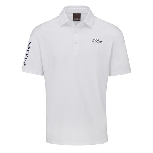 Oscar Jacobson Bullock Tour Golf Polo Shirt 2024 - White White M 