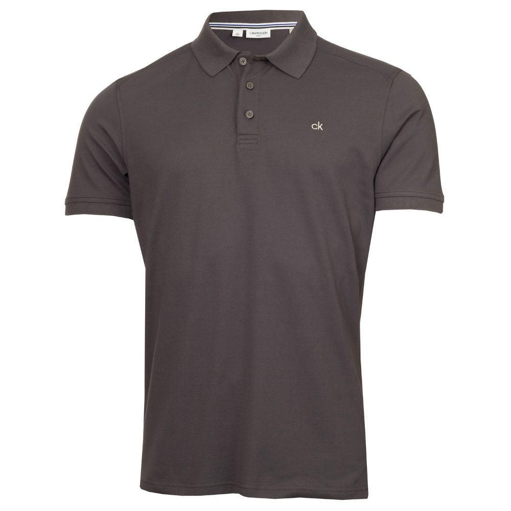 Calvin Klein Campus Mens Golf Polo Shirt C9429 Charcoal S 