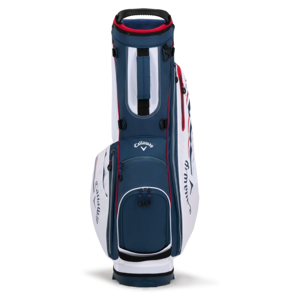 Callaway Golf Chev Stand Bag 2024 - Navy White Red   