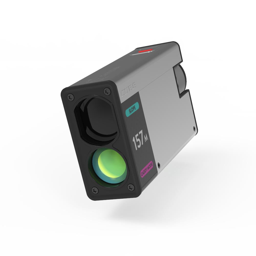 Caddytalk Cube Golf Laser Range Finder With Pouch   