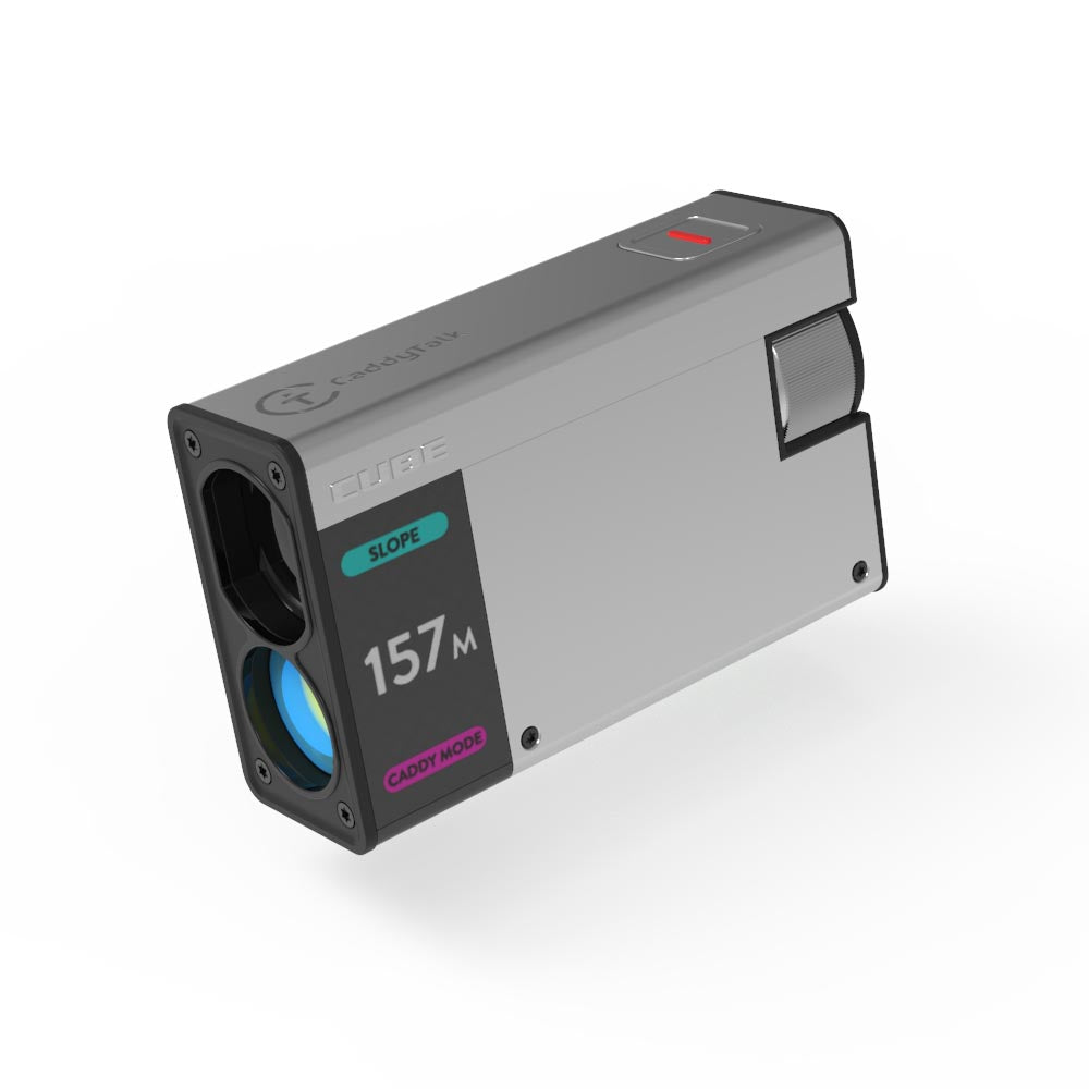 Caddytalk Cube Golf Laser Rangefinder + Free Black Case