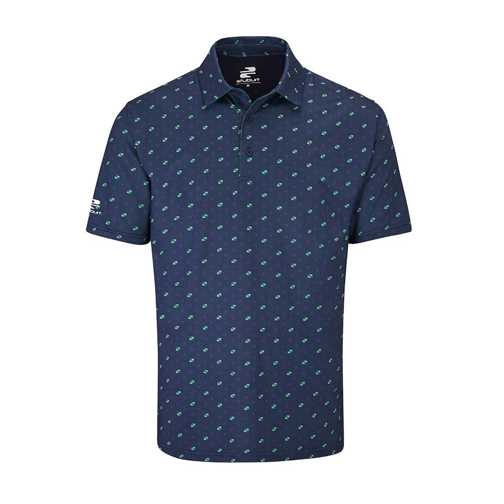 Stuburt Cuckoo Men's Golf Polo Shirt Bermuda Grass Size Options