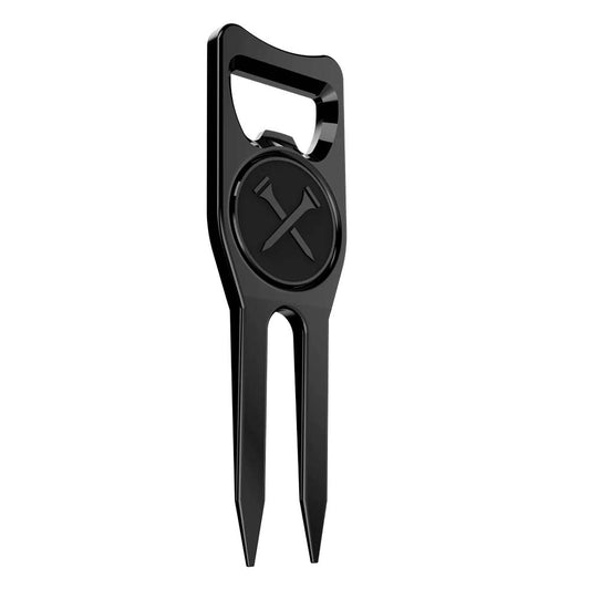 Blue Tees 6 In 1 Golf Divot Tool Black  