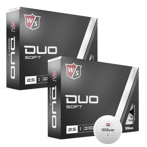 Wilson Staff Duo Soft 2.5 Golf Balls - Buy One Get One Half Price White  