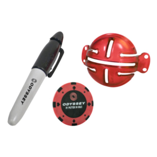 Odyssey Golf Eye It Up Ball Marker Kit