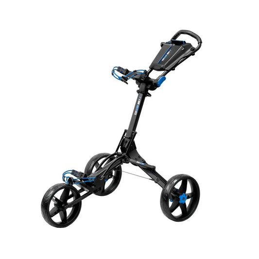 EZE Glide Bolt 2 3 Wheel Golf Trolley Black / Blue