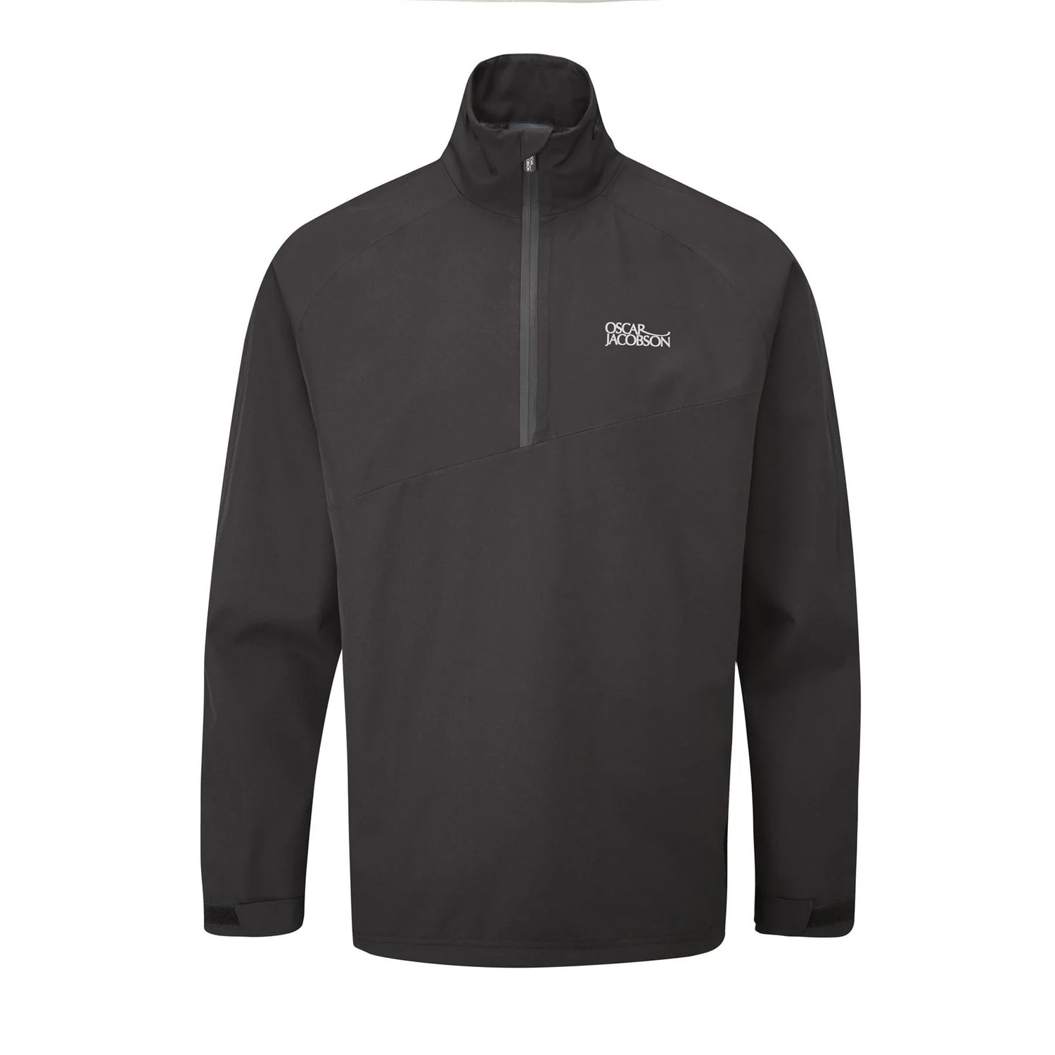 Oscar Jacobson Eastwood 1/4 Zip Waterproof Golf Jacket Black M 