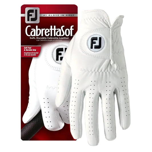 FootJoy CabrettaSof Leather Golf Glove - 3 For 2 Limited Offer S Left Hand (Right Handed Golfer)