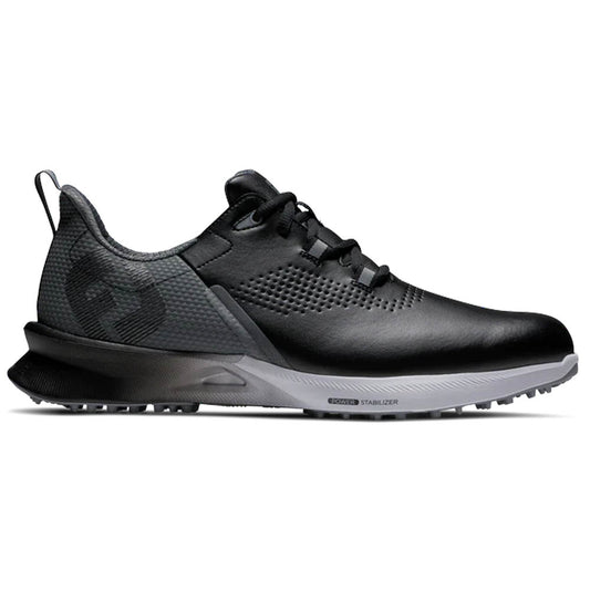 Footjoy Fuel Mens Golf Spikeless Shoes 55451 Black / Charcoal / Silver 55451 7 