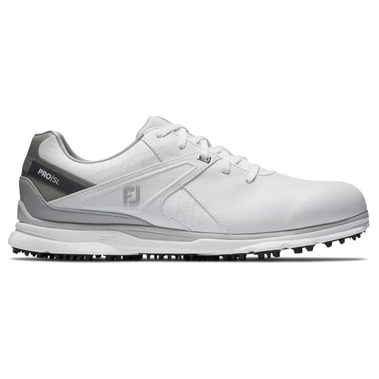 Footjoy Pro SL Mens Spikeless Golf Shoes 53804 White/Grey 7M  